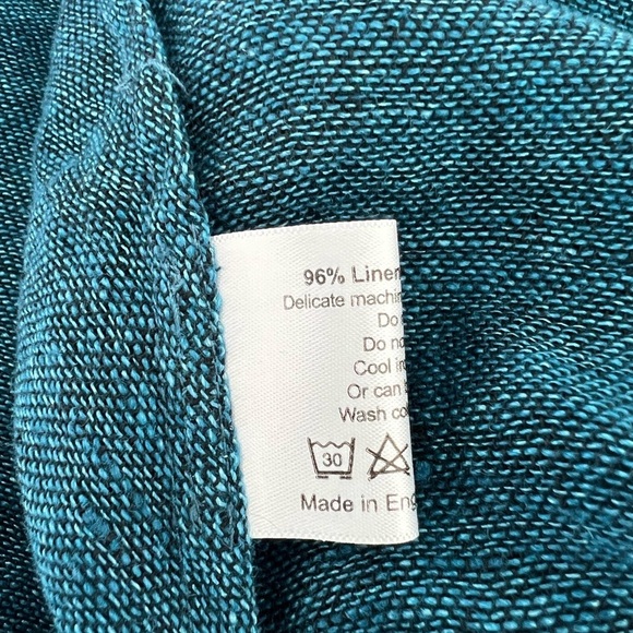Eskandar Linen-Blend Shawl Cardigan women Size 0 - Picture 8 of 10